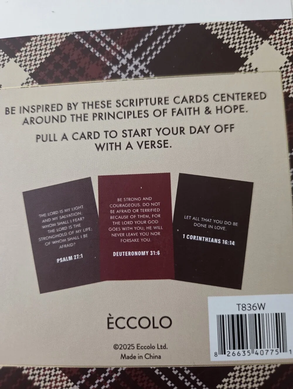 A Box of Verse Scripture Cards - Maroon